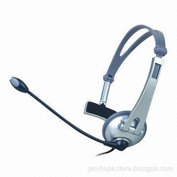 Hands-free Headset with Comfort Fit Headband, Used with Phone